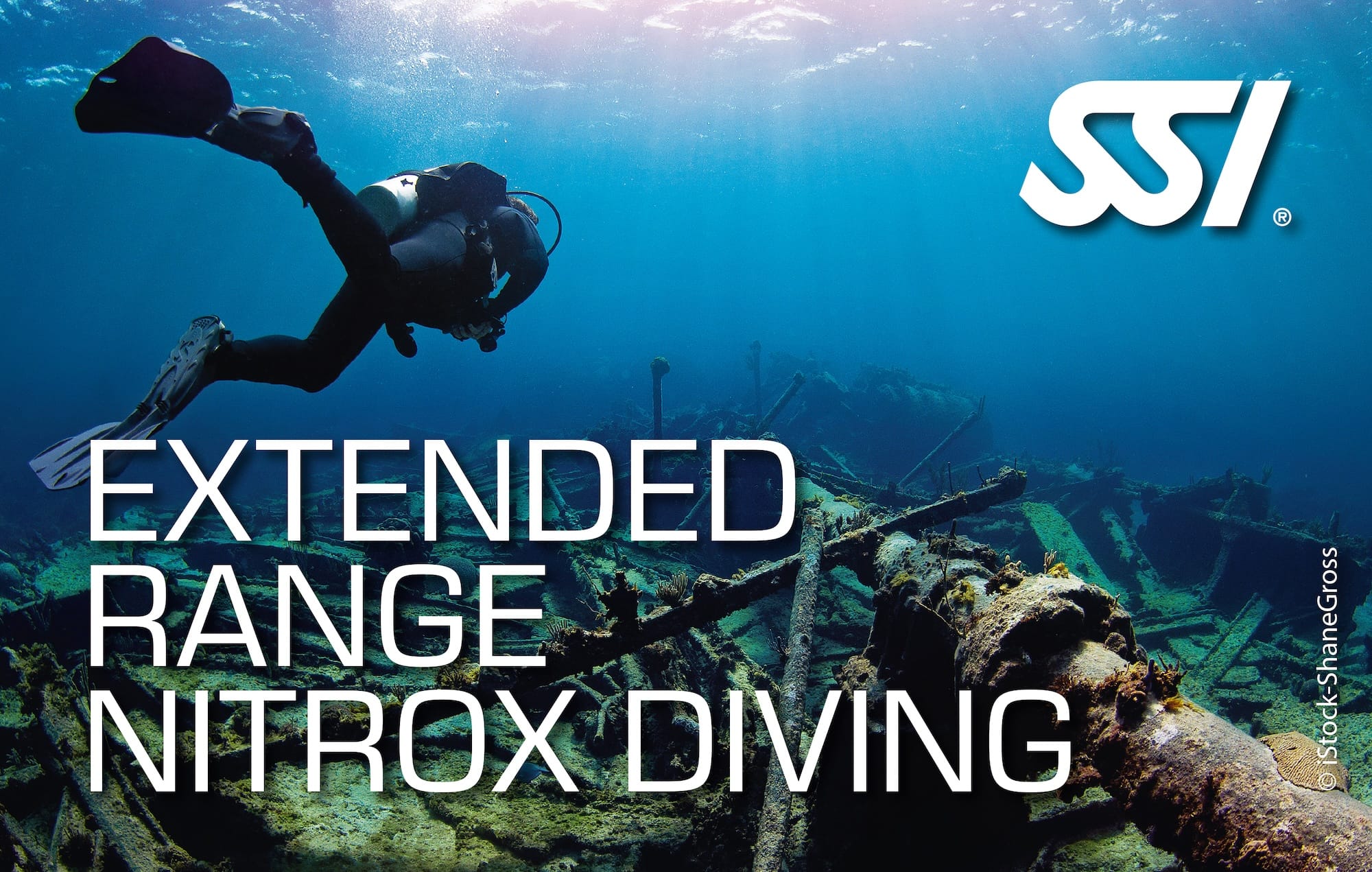 SSI Extended Range Nitrox Diving Course Certification Card